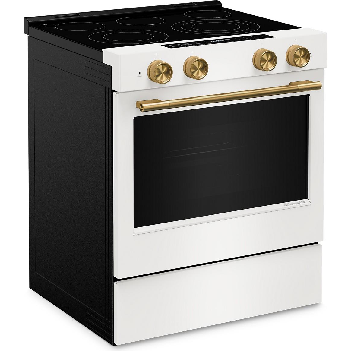 KitchenAid 30-inch Slide-in Electric Range with Convection Cooking Modes YKSES530SPL IMAGE 4