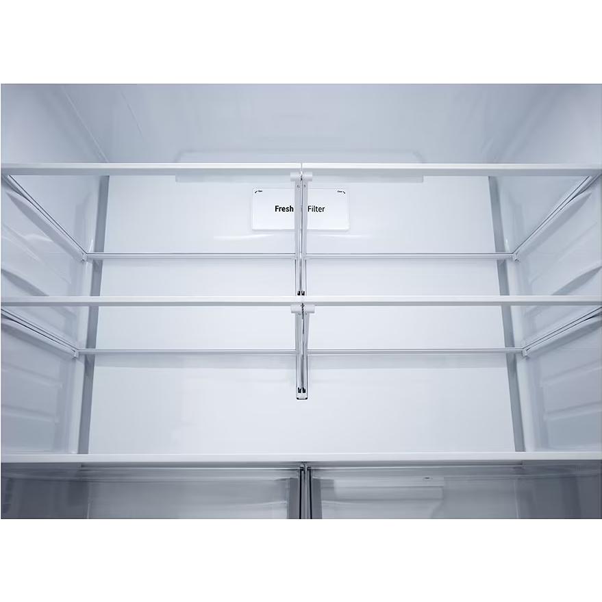 LG 36-inch, 25.5 cu. ft. Counter-Depth MAX® Freestanding French 3-Door Refrigerator with Ice & Water Dispenser LF26WCH62S IMAGE 12