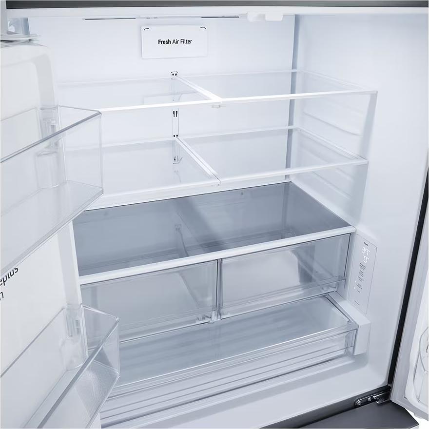 LG 36-inch, 25.5 cu. ft. Counter-Depth MAX® Freestanding French 3-Door Refrigerator with Ice & Water Dispenser LF26WCH62S IMAGE 13