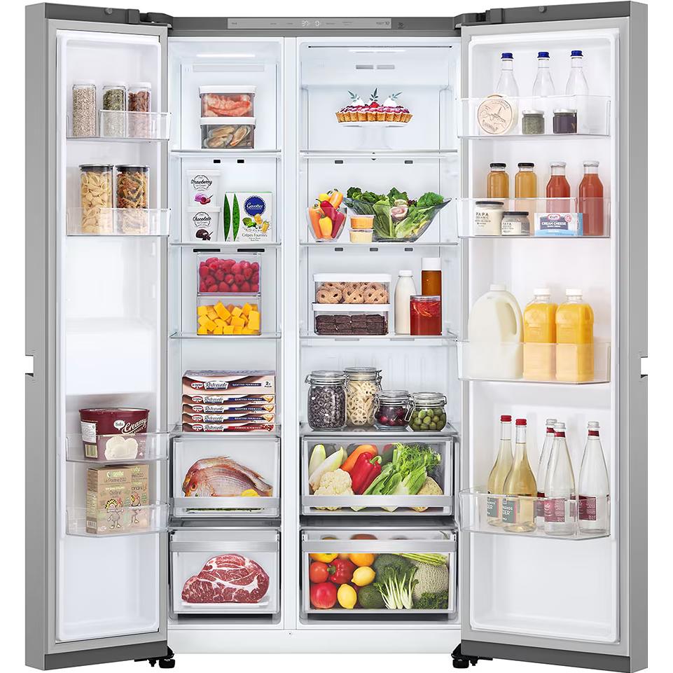LG 36-inch, 23 cu. ft. Counter-Depth Side-by-Side Refrigerator with Door Cooling®+ LS23NCP20V IMAGE 2