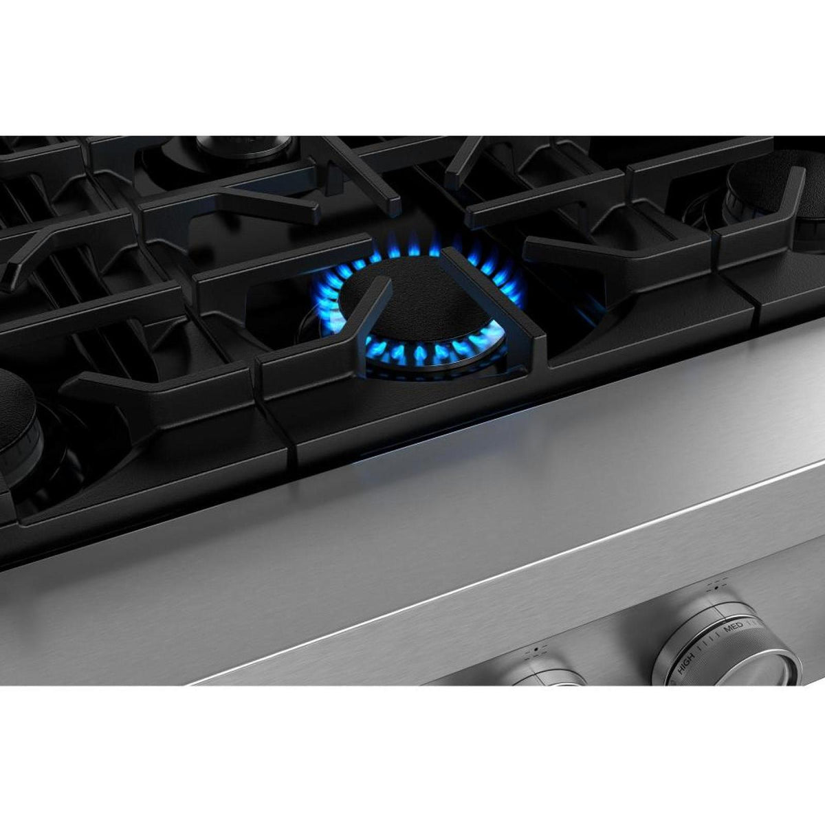 KitchenAid 36-inch Gas Rangetop KCGK936TSS IMAGE 2