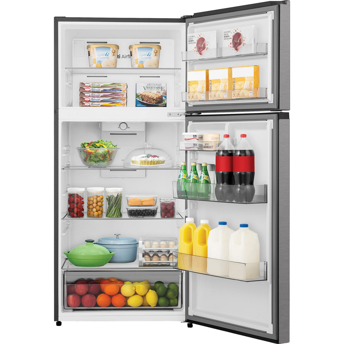 Hisense 30-inch, 18.1 cu. ft. Counter-Depth Top Freezer Refrigerator with Reversible Door RT18N3ASE IMAGE 2