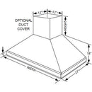  Vent-A-Hood 42-inch Ceiling Mount Range Hood ISDH18-242SS IMAGE 3