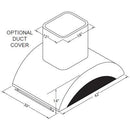  Vent-A-Hood 42-inch Ceiling Mount Range Hood IZTH-242SS IMAGE 2