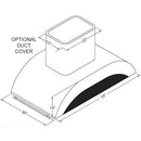  Vent-A-Hood 54-inch Ceiling Mount Range Hood IZTH-454SS IMAGE 3