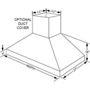  Vent-A-Hood 42-inch Ceiling Mount Range Hood PYDH18-242SS IMAGE 2