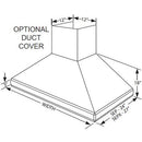  Vent-A-Hood 42-inch Wall Mount Range Hood SEPH18-242SS IMAGE 2