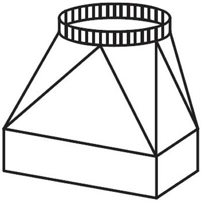  Vent-A-Hood Ventilation Accessories Transitions VP521 IMAGE 1