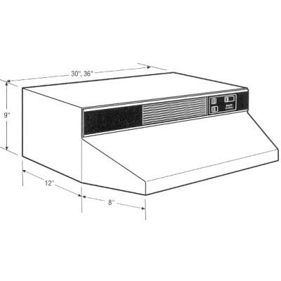 Frigidaire Gallery 30-inch Under-Cabinet Range Hood HC8830S IMAGE 2