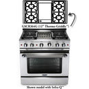  Capital 36-inch Freestanding Gas Range GSCR364G-N IMAGE 1