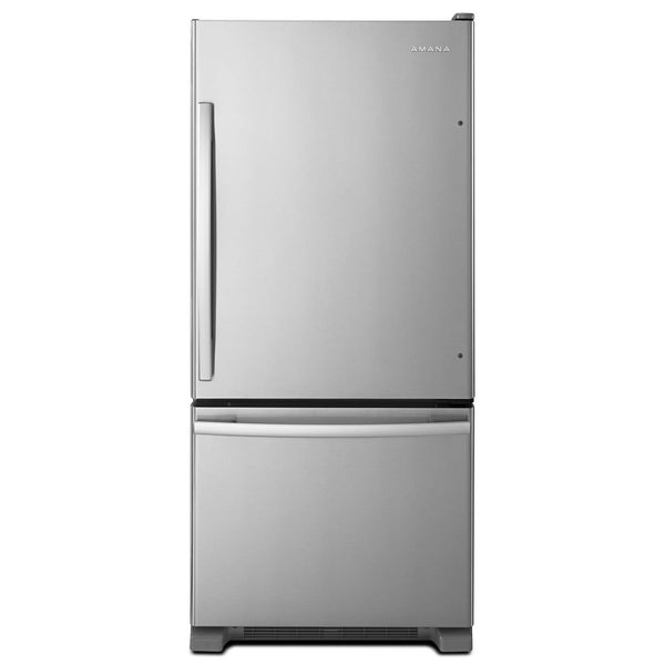  Amana 30-inch, 18 cu. ft. Bottom Mount Freezer Refrigerator ABB1924BRM IMAGE 1