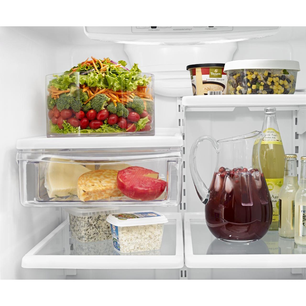  Amana 30-inch, 18 cu. ft. Bottom Mount Freezer Refrigerator ABB1924BRM IMAGE 7