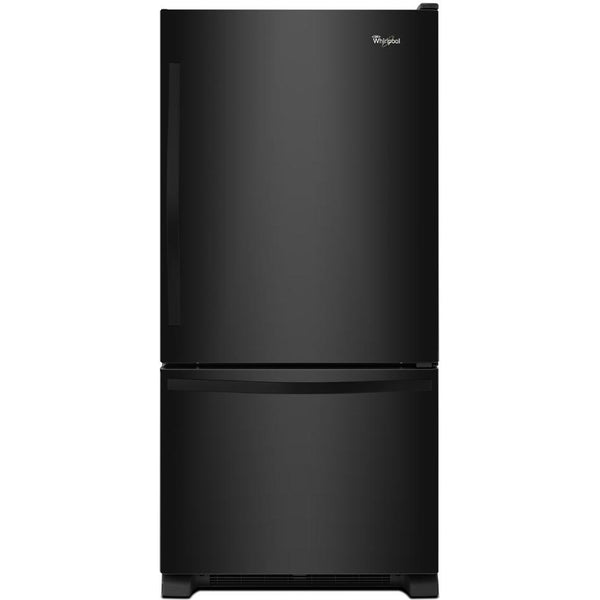  Whirlpool 33-inch, 22 cu. ft. Bottom Freezer Refrigerator with Icemaker WRB322DMBB IMAGE 1