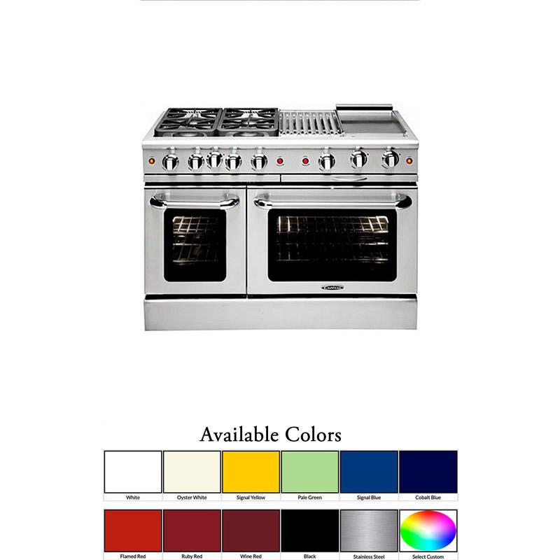  Capital 48-inch Freestanding Gas Range MCOR484BG-N IMAGE 3