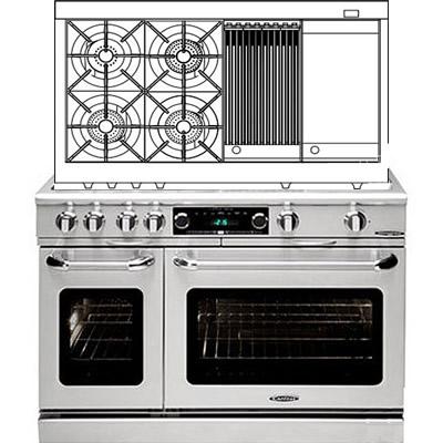  Capital 48-inch Freestanding Dual-Fuel Range CSB484BG-N IMAGE 1