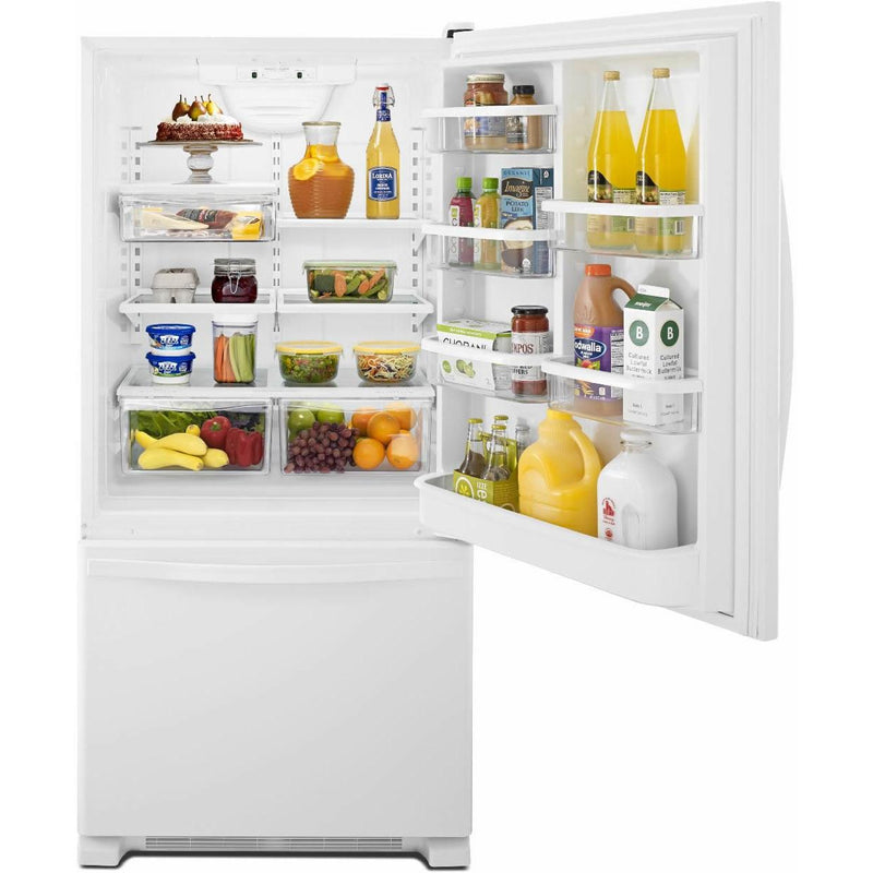  Whirlpool 30-inch, 18.6 cu. ft. Bottom Freezer Refrigerator WRB329DFBW IMAGE 2