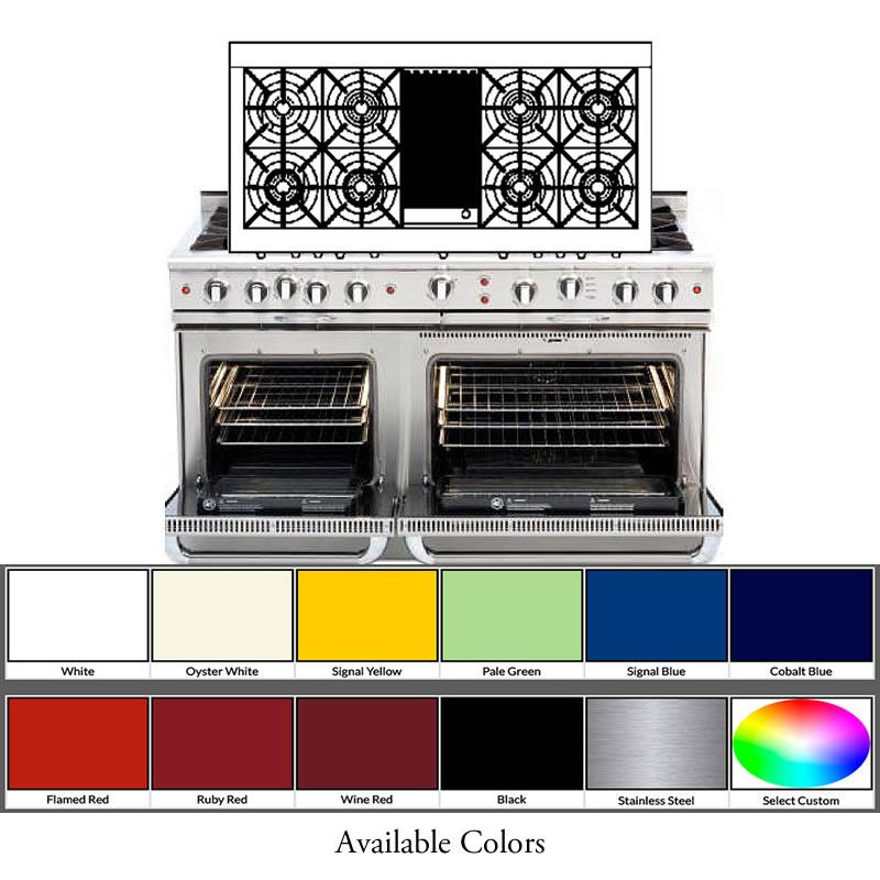  Capital 48-inch Freestanding Gas Range CGSR604B4-N IMAGE 3