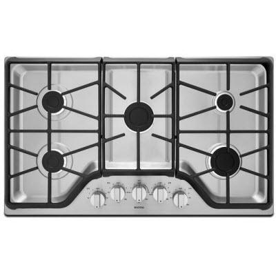  Maytag 36-inch Built-In Gas Cooktop MGC7536DS IMAGE 1