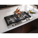  KitchenAid 36-inch Built-in Gas Cooktop with Griddle KCGS956ESS IMAGE 10