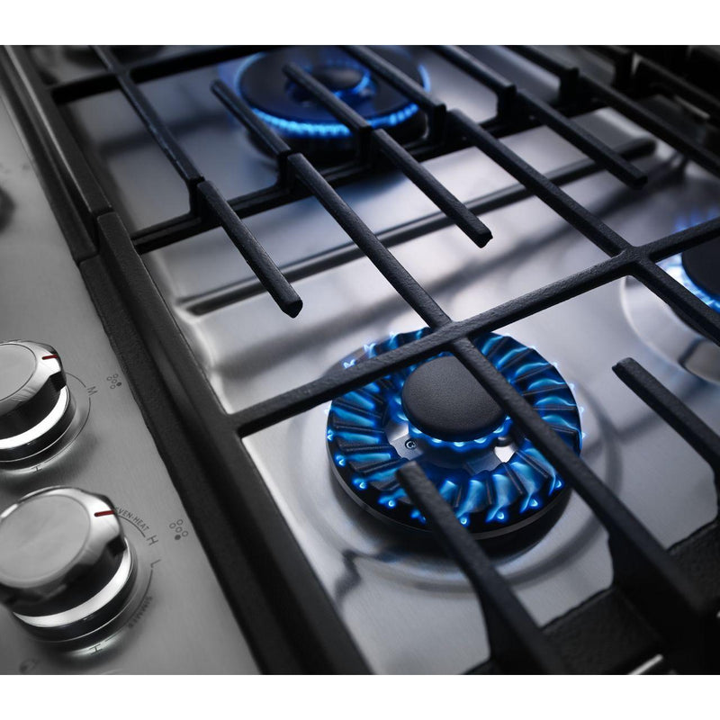  KitchenAid 36-inch Built-in Gas Cooktop with Griddle KCGS956ESS IMAGE 7