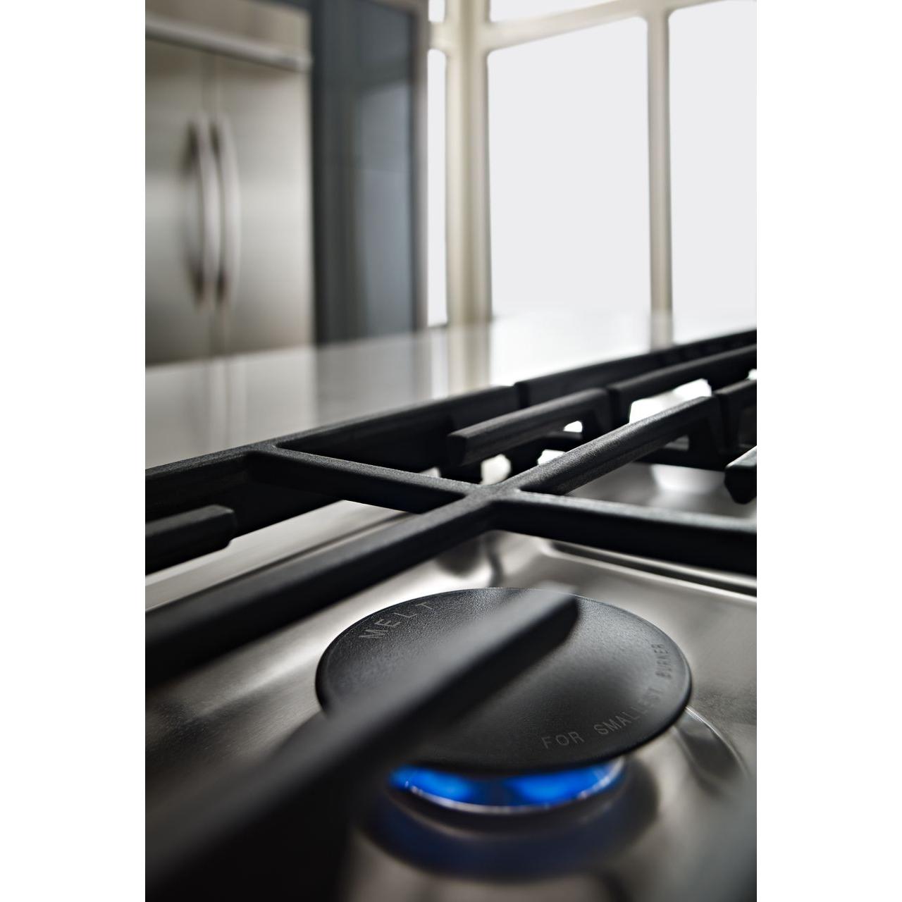  KitchenAid 36-inch Built-in Gas Cooktop with Even-Heat™ Burner KCGS556ESS IMAGE 12