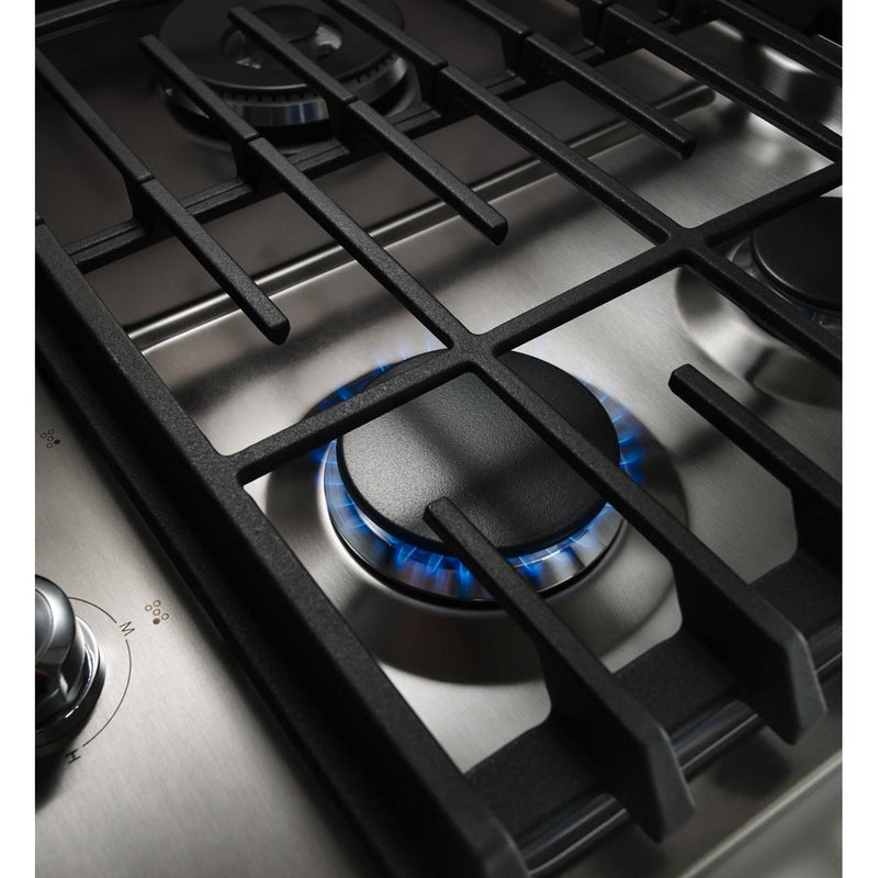  KitchenAid 36-inch Built-in Gas Cooktop with Even-Heat™ Burner KCGS556ESS IMAGE 5