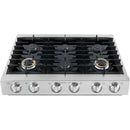  Electrolux Icon 36-inch Built-In Gas Cooktop E36GC75PSS IMAGE 2