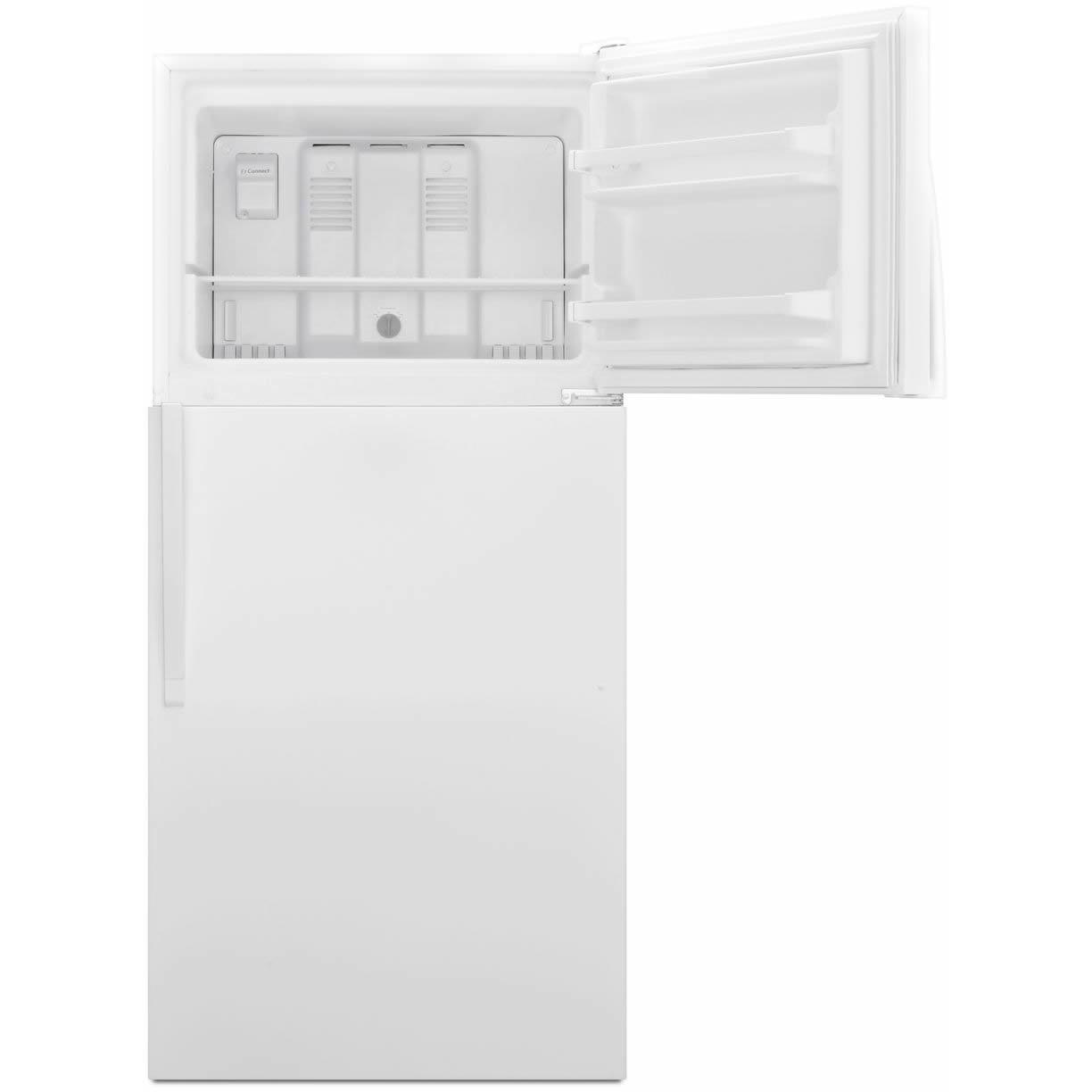  Whirlpool 30-inch, 18.2 cu.ft. Freestanding Top Freezer Refrigerator with Flexi-Slide™ Bin WRT318FZDW IMAGE 2