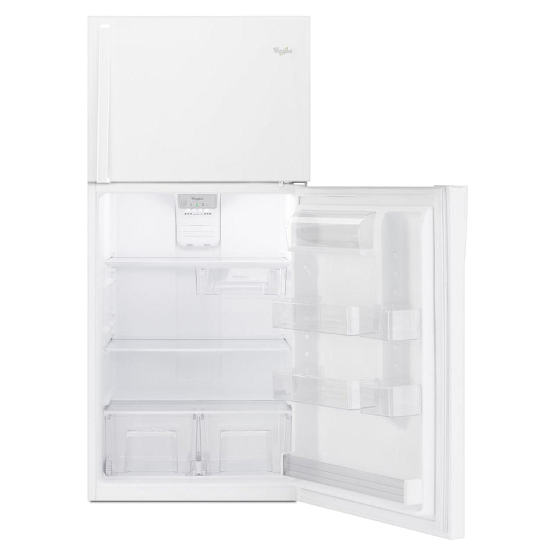  Whirlpool 30-inch, 19.14 cu.ft. Freestanding Top Freezer Refrigerator with Flexi-Slide™ Bin WRT519SZDW IMAGE 3