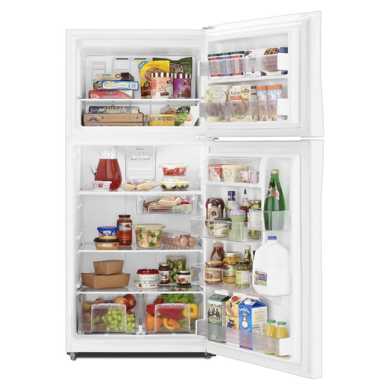  Whirlpool 30-inch, 19.14 cu.ft. Freestanding Top Freezer Refrigerator with Flexi-Slide™ Bin WRT519SZDW IMAGE 8