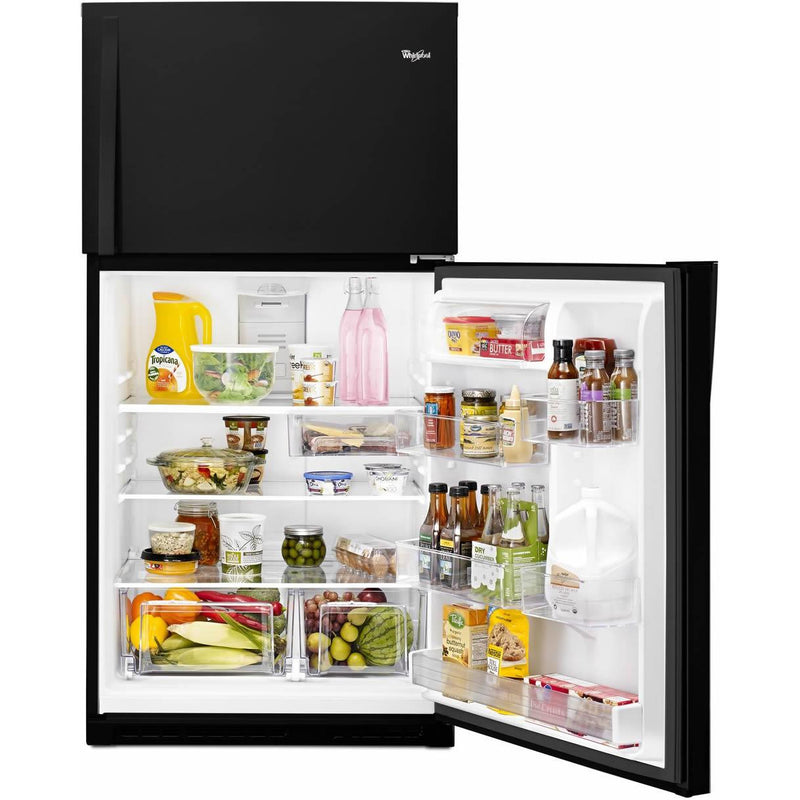  Whirlpool 33-inch, 21.3 cu. ft. Freestanding Top Freezer Refrigerator with Flexi-Slide™ Bin WRT541SZDB IMAGE 6