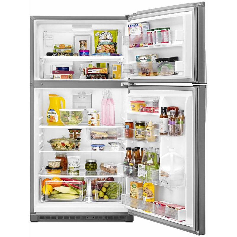  Whirlpool 33-inch, 21.3 cu. ft. Freestanding Top Freezer Refrigerator with Flexi-Slide™ Bin WRT541SZDM IMAGE 7