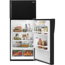  Whirlpool 28-inch, 14.3 cu. ft. Top Freezer Refrigerator WRT314TFDB IMAGE 4