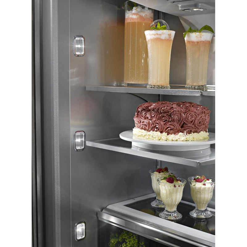  KitchenAid 43-inch, 24.2 cu.ft. Built-in French 3-Door Refrigerator with Platinum Interior Design KBFN502ESS IMAGE 6