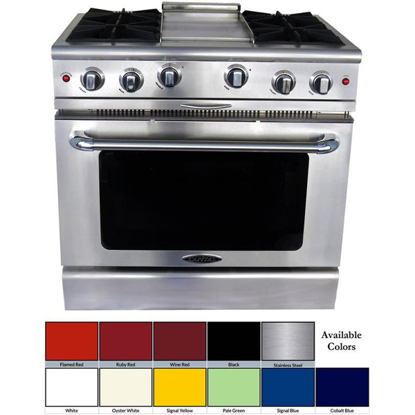  Capital 36-inch Freestanding Gas Range MCOR364G-N IMAGE 1
