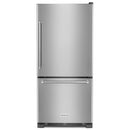  KitchenAid 30-inch, 19 cu. ft. Bottom Freezer Refrigerator KRBR109ESS IMAGE 1
