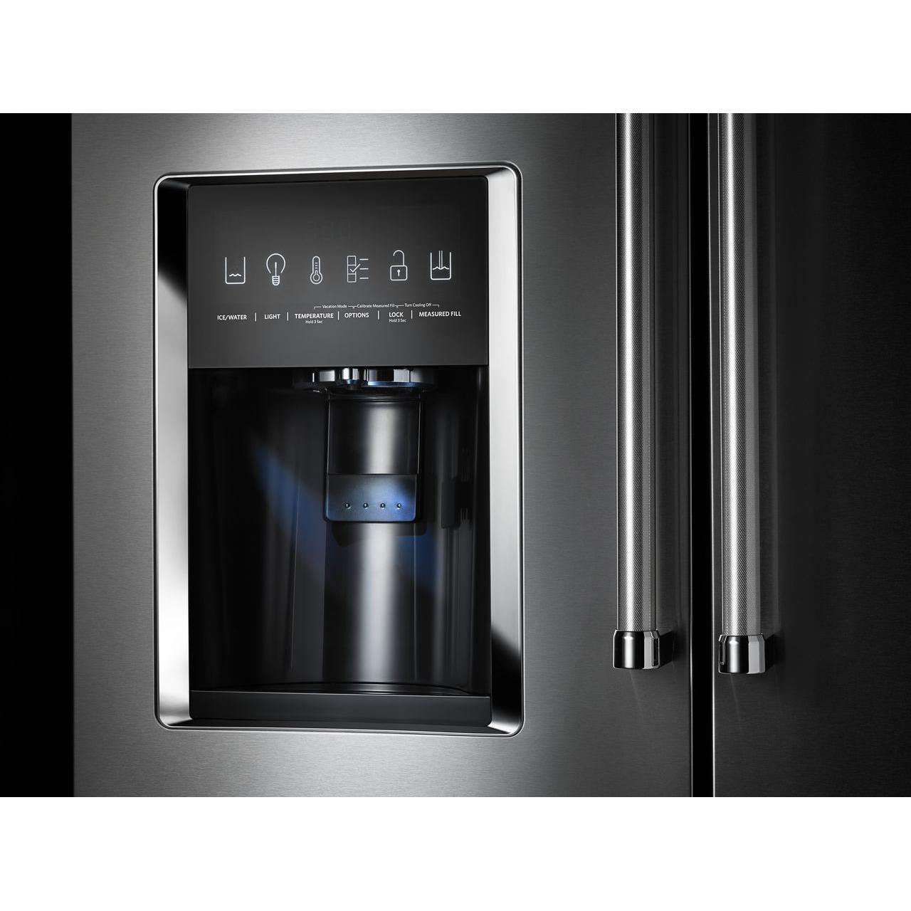  KitchenAid 36-inch, 25.8 cu. ft. French 5-Door Refrigerator with Ice and Water KRMF706ESS IMAGE 5