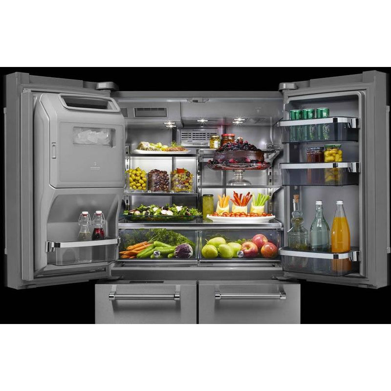 KitchenAid 36-inch, 25.8 cu. ft. French 5-Door Refrigerator with Ice and Water KRMF706ESS IMAGE 8