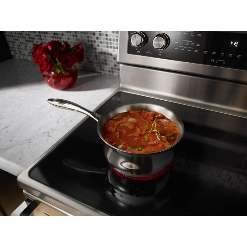  KitchenAid 30-inch Freestanding Electric Range YKFED500ESS IMAGE 6