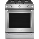  KitchenAid 30-inch Slide-In Gas Range KSGB900ESS IMAGE 1