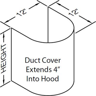  Vent-A-Hood Ventilation Accessories Duct Kits WGDC-12/42SS IMAGE 1
