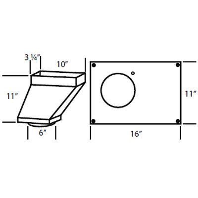  Vent-A-Hood Ventilation Accessories Transitions VP550 IMAGE 1