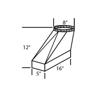  Vent-A-Hood Ventilation Accessories Transitions VP543 IMAGE 1