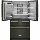  KitchenAid 36-inch, 25.8 cu. ft. French 5-Door Refrigerator with Ice and Water KRMF706EBS IMAGE 2