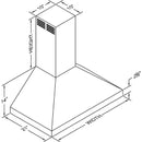  Vent-A-Hood 30-inch Wall Mount Range Hood PDAH14-K30SS IMAGE 2