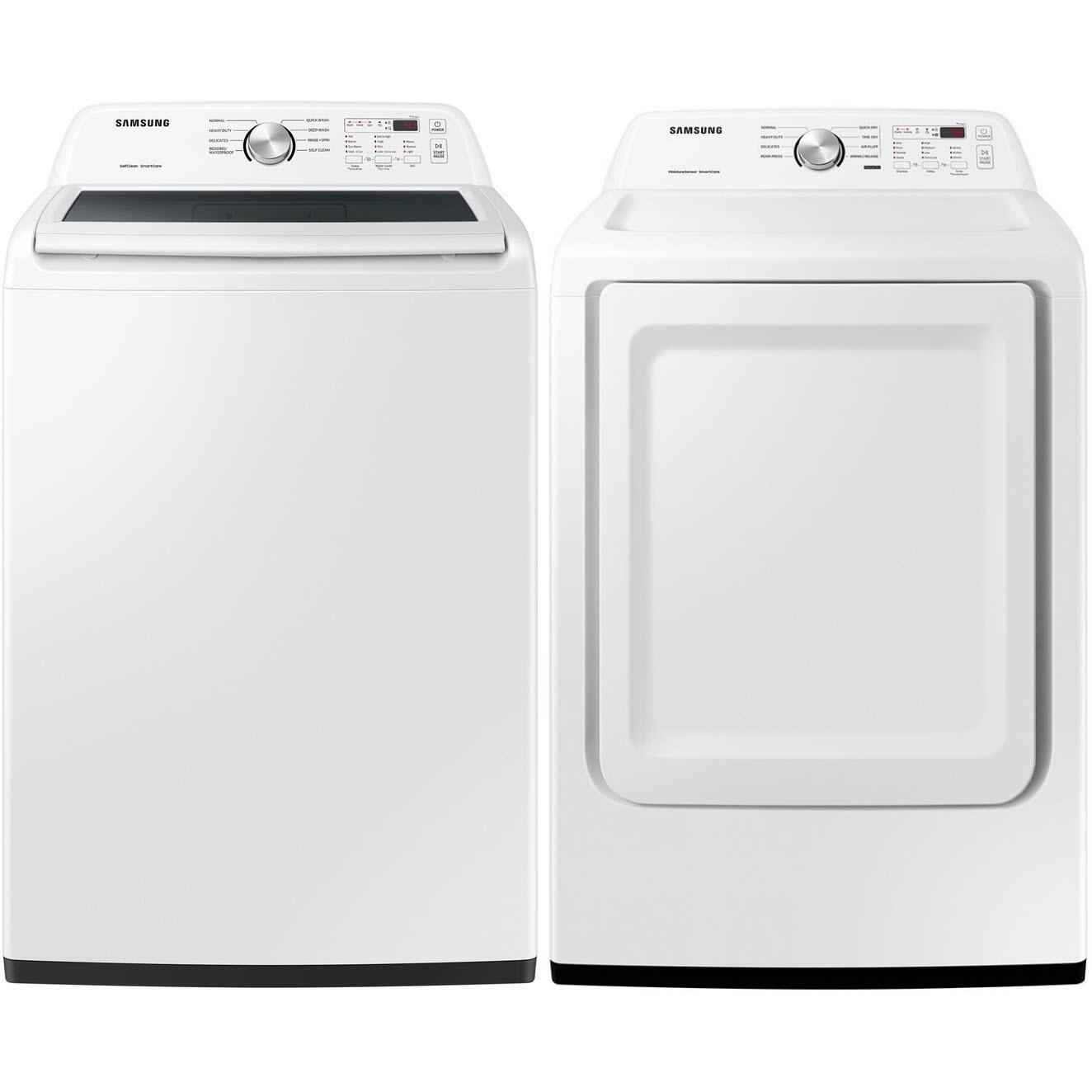  Samsung Laundry WA44A3205AW/A4, DVE45T3200W/AC IMAGE 1