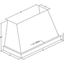  Vent-A-Hood 54-inch Wall Mount Range Hood JPH354/C2SS IMAGE 2