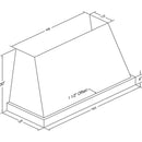  Vent-A-Hood 60-inch Wall Mount Range Hood JPH360/C2SS IMAGE 2