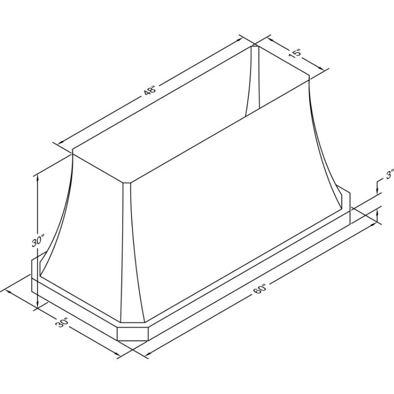  Vent-A-Hood 60-inch Ceiling Mount Range Hood JDIH460/C1SS IMAGE 2
