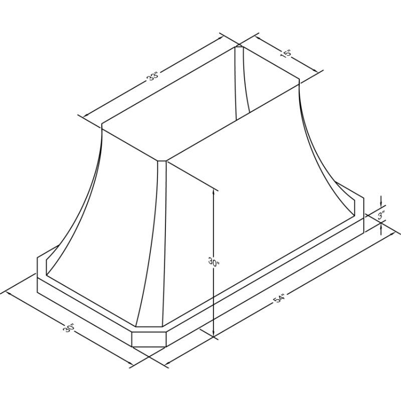  Vent-A-Hood 54-inch Ceiling Mount Range Hood JDIH254/C2SS IMAGE 2